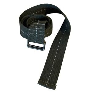 Vintage Army Green Canvas Utility Strap 50"‎ Military Style Web Belt USA EUC